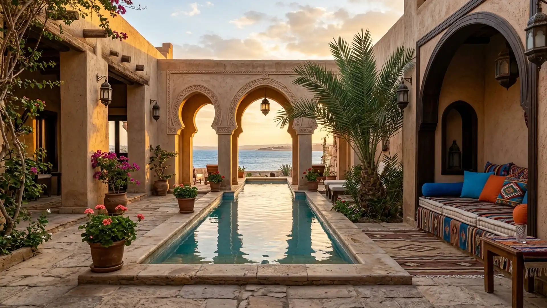 Boutique Hotel in El Quseir mit Blick aufs Rote Meer